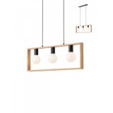 Több ágú függeszték, fekete, E27, Redo Smarterlight Timber 01-1665
