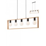 Több ágú függeszték, fekete, E27, Redo Smarterlight Timber 01-1666