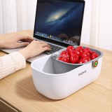 Többfunkciós Dupla Rétegű Snack és Gyümölcs Tároló Doboz folyadék tárolóval