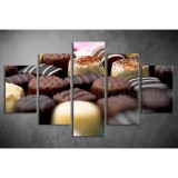 Többrészes Bonbon vászonkép 054 - (választható formák) téiv-054