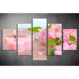 Többrészes Cseresznyevirág vászonkép 064 - (választható formák) tvi-064