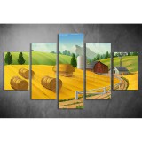 Többrészes Farm vászonkép 006 - (választható formák) tgy-006
