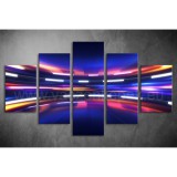 Többrészes Fények vászonkép 088 - (választható formák) tav-088