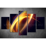 Többrészes Fényjáték vászonkép 082 - (választható formák) tav-082