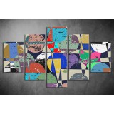 Többrészes Geometria vászonkép 043 - (választható formák) tfes-043