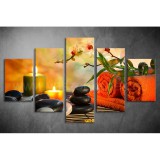 Többrészes Gyertya, Lávakövek vászonkép 029 - (választható formák) tsfs-029