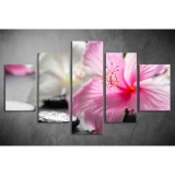 Többrészes Hibiszkusz vászonkép 059 - (választható formák) tvi-059