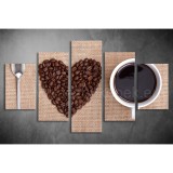 Többrészes I Love Coffee vászonkép 066 - (választható formák) téiv-066