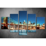 Többrészes New York vászonkép 013 - (választható formák) tvv-013