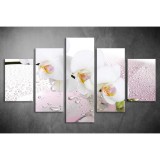 Többrészes Orchidea vászonkép 014 - (választható formák) tvi-014