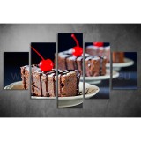Többrészes Sütemények vászonkép 041 - (választható formák) téiv-041