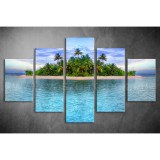 Többrészes Sziget vászonkép 041 - (választható formák) tsea-041