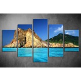 Többrészes Sziget vászonkép 074 - (választható formák) tsea-074