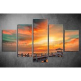 Többrészes Tenger vászonkép 020 - (választható formák) tsea-020