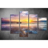 Többrészes Tenger vászonkép 042 - (választható formák) tsea-042