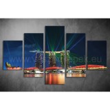 Többrészes Városkép vászonkép 033 - (választható formák) tvv-033