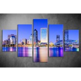 Többrészes Városkép vászonkép 047 - (választható formák) tvv-047