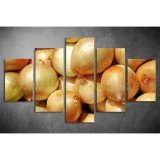 Többrészes Vöröshagyma vászonkép 008 - (választható formák) tzgy-008