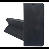 Tok álló, bőr hatású (FLIP, oldalra nyíló, asztali tartó, kártyazseb, prémium) FEKETE Apple iPhone 16 "Gigapack csomagolás" (GP-171669) (GP-171669)