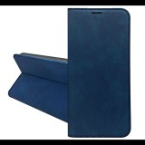 Tok álló, bőr hatású (FLIP, oldalra nyíló, asztali tartó, kártyazseb, prémium) SÖTÉTKÉK Apple iPhone 16 Plus "Gigapack csomagolás" (GP-171741) (GP-171741)