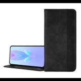 Tok álló, bőr hatású (FLIP, oldalra nyíló, asztali tartó, mozaik) FEKETE HMD Fusion "Gigapack csomagolás" (GP-163950) (GP-163950)