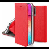 Tok álló, bőr hatású (FLIP, oldalra nyíló, asztali tartó, rombusz) PIROS Apple iPhone 17 Pro "Gigapack csomagolás" (GP-173745) (GP-173745)