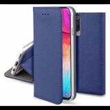 Tok álló, bőr hatású (FLIP, oldalra nyíló, asztali tartó, rombusz) SÖTÉTKÉK Apple iPhone 17 Pro Max "Gigapack csomagolás" (GP-173749) (GP-173749)