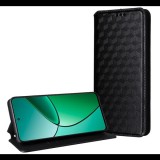 Tok álló, bőr hatású (FLIP, oldalra nyíló, asztali tartó, teljes 3D rombusz, prémium) FEKETE OnePlus Nord CE5 "Gigapack csomagolás" (GP-172104) (GP-172104)