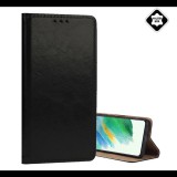 Tok álló, valódi bőr (FLIP, oldalra nyíló, asztali tartó) FEKETE Apple iPhone 17 Pro "Gigapack csomagolás" (GP-173791) (GP-173791)