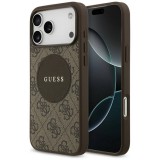 tok Guess 4G Circle Classic Logo MagSafe tok iPhone 17 Pro Max barna