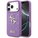 tok Guess Fixed Glitter Big 4G iPhone 17 Pro lila tokhoz