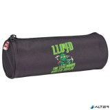 Tolltartó, henger alakú, cipzáras, LEGO 'Ninjago Lloyd', fekete-mintás