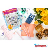 Tolltartó, szilikon, malac, Nebulo