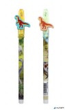 Tolóbetétes ceruza radírral display, HB, ICO 'Bensia', dinoszaurusz