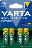 Tölthető elem, AA ceruza, 4x2600 mAh, előtöltött, VARTA "Power"