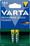 Tölthető elem, AAA mikro, 2x1000 mAh, előtöltött, VARTA &#039;Power&#039;