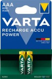 Tölthető elem, AAA mikro, 2x800 mAh, előtöltött, VARTA &#039;Power&#039;
