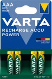 Tölthető elem, AAA mikro, 4x800 mAh, előtöltött, VARTA &#039;Power&#039;