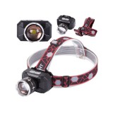 Tölthető, erős fényű LED homlok lámpa