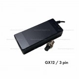 Töltő 36V 2A 42V kimenettel GX12 – elektromos rollerhez