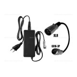 Töltő 36V 2A 42V kimenettel XLR – elektromos rollerhez