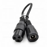 Töltő átalakító adapter DC5521 csatlakozóról GX16 mama csatlakozóra