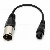 Töltő átalakító adapter GX16-3P mama csatlakozóról XLR papa csatlakozóra