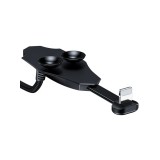 Töltő és adatkábel Lightning csatlakozóval 2.4A 1.2 méter Baseus Stylish Mobile Game fekete