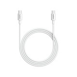Töltő és adatkábel Type-C/Type-C csatlakozóval 48W 1 méter Earldom EC-121C USC fehér