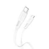 Töltő és adatkábel Type-C/Type-C csatlakozóval 60W 3A 1 méter Borofone BX85 fehér
