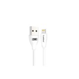 Töltő és adatkábel USB/Lightning csatlakozóval 2.4A 1 méter Earldom EC-087I fehér