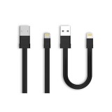 Töltő és adatkábel USB/Lightning csatlakozóval Remax Tengy RC-062I fekete
