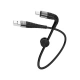 Töltő és adatkábel USB/Micro-USB csatlakozóval 2A 25 cm Borofone BX32 Munificent fekete