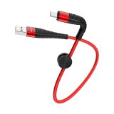 Töltő és adatkábel USB/Micro-USB csatlakozóval 2A 25 cm Borofone BX32 Munificent piros